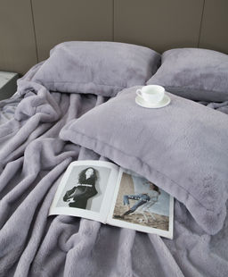 Покрывало декоративное Rabbit (лаванда пепел) 160х220 - Kazanov.a. фото 4