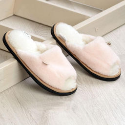 Тапочки-папуче арт. М5/02-04 Пудра