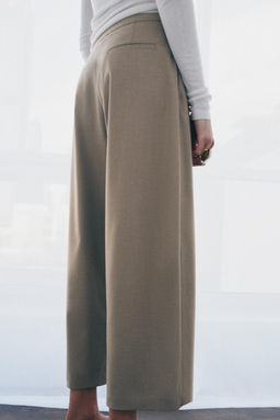 ZW COLLECTION WRAP FRONT TROUSERS - Zara фото 10