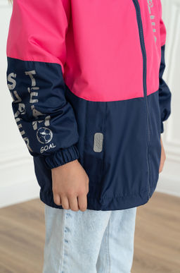 Ветровка детская розовыйсиний