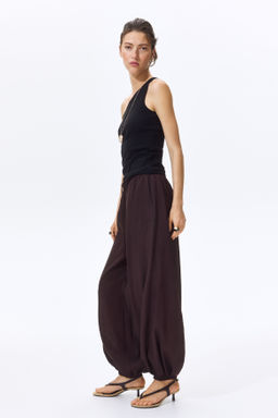 Pantal?n globo con cord?n de ajuste - H&m фото 6