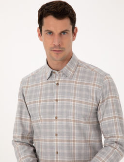 Gri Slim Fit Uzun Kollu G_mlek - Cacharel фото 2