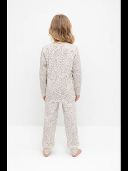 К 1561/сливочный,лепестки цветов пижама дет - Crockid фото 5