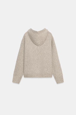 HOODED WOOL JACKET - Zara фото 13