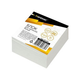 Блок для записей INFORMAT 8х8х5 см Куб непроклеенный белый 80 г/м2 (белизна 94%-100%)