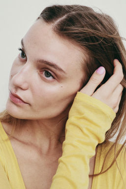 SUPIMA® LONG SLEEVE T-SHIRT - Zara фото 2