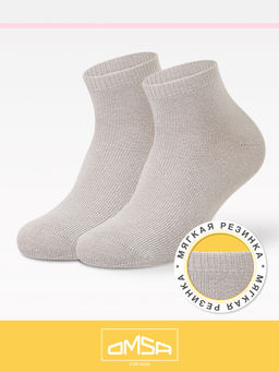 (Omsa) Calzino 21C02 гладь grigio chiaro