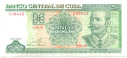 Банкнота 5 песо 2019 года Куба