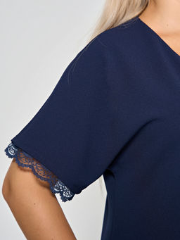 Платье 0421-1 черничный - Dora фото 24