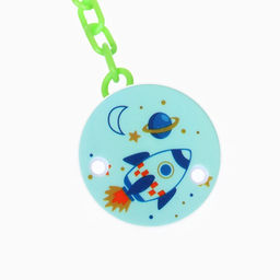 Пустышка ортодонтическая, с колпачком и держателем, от 0 мес.