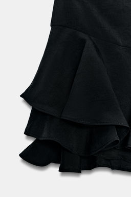 SHORTS VOLANTES ZW COLLECTION / Negro - Zara фото 4