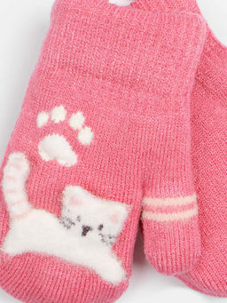 Варежки детские на шнурке Kim Lin  фото 2