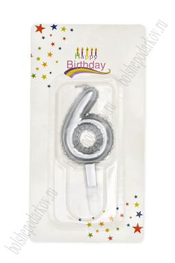 Свечи праздничные "6" (SF-7831) №63