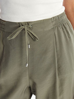 Beli Lastikli Loose Fit Kad?n Pantolon