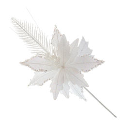 Цветок искусственный "Пуансеттия", L22 W8 H48 см