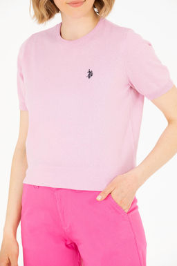 Свитер U.S. Polo Assn Магнолия с круглым вырезом из хлопка  фото 20