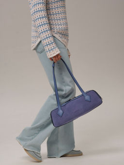 Сумка женская багет Deboro 31129 сиреневый закат