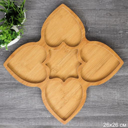 Блюдо сервировочное 26х1,3 см / WE-602 /уп 48/ - Галеонтрейд фото 2