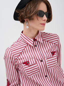 Платье с яркими вставками OD-273-2