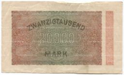 20000 марок 1923 года Германия