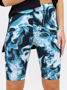 910 Костюм "черный/голубой"