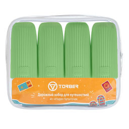 Дорожный набор бутылочек TORBER TA34312GR  фото 3
