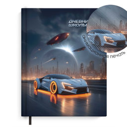 Дневник школьный арт. 72562 / 15 МАШИНА БУДУЩЕГО (7БЦ: А5+; твёрдый переплёт 7БЦ, материал обложки:
