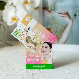 Патчи Гидрогелевые Ампульные Золото и Витаминный Коктейль BABY BRIGHT 2.5 гр  фото 7