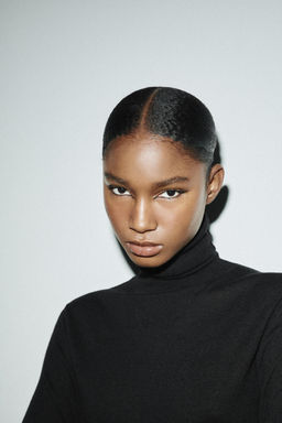 WOOL HIGH NECK JUMPER - Zara фото 3