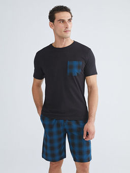 Standart Kal?p Ekose Erkek Pijama Alt ?ort