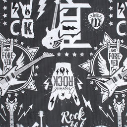 Постельное бельё Этель 2 сп Rock&Roll 175*215 см, 200*220 см, 70*70 см -2 шт,100% хл, бязь 125 г/м2  фото 5