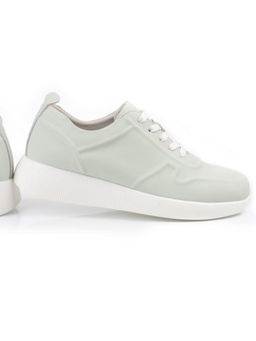 05-PDL195-3 LT. GREEN Кроссовки женские (натуральная кожа)