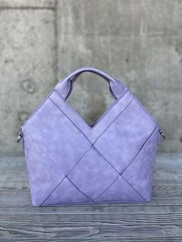 Женская сумка из эко кожи 0025 Светло-Фиолетовый - Sergio valentini фото 3