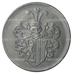 Монета 20 пфеннигов 1918 года Транспортный нотгельд  Лейпциг