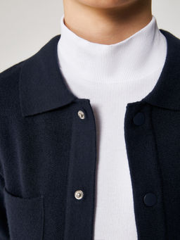 ACOOLA / Жакет (кардиган) детский для мальчиков Sergio темно-синий  фото 4