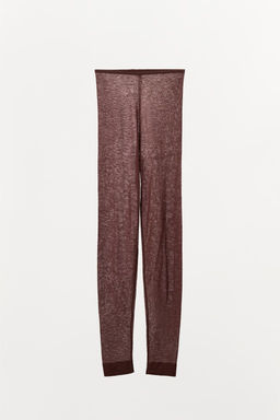 100% WOOL LEGGINGS - Zara фото 30