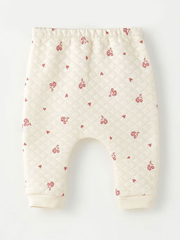 Bisiklet Yaka Uzun Kollu Bask?l? K?z Bebek Sweatshirt ve Pantolon 2li Tak?m - Waikiki фото 3