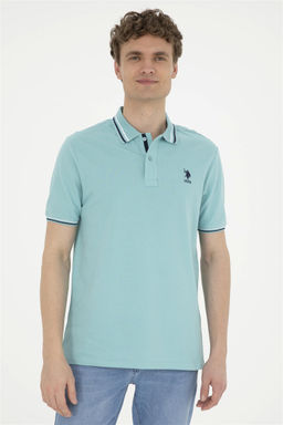 U. S. Polo Assn / Мужская мятная базовая футболка - U.s. polo assn фото 3
