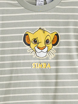 Aslan Kral Bask?l? Erkek Bebek Ti??rt ve ?ort