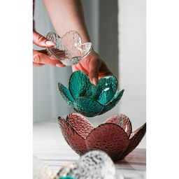 Миска стеклянная фигурная Цветок, 60 мл, 94 см - Simaland фото 6