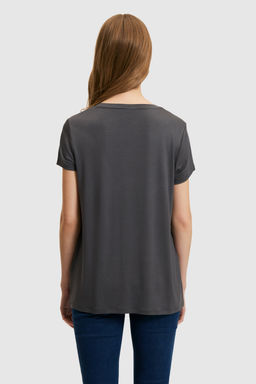 Kad_n Antrasit V Yaka Basic Ti__rt - U.s. polo assn фото 5