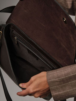 Сумка на плечо Deboro 30512 темно-коричневый