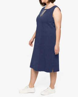 Платье, синее - Sheego фото 3