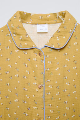 6-14/ FLORAL SHIRT PYJAMAS - Zara фото 7