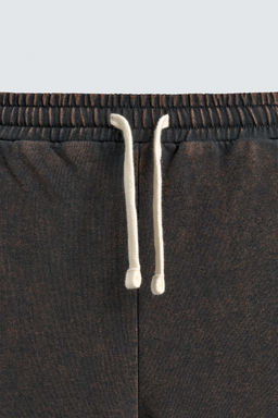 PANTAL?N JOGGER STRAIGHT FIT LAVADO / Gris antracita - Zara фото 9