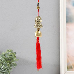 Колокольчик подвесной металл «Будда», 1 колокол, 30×3.5×3.5 см