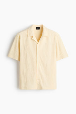Camisa resort en punto jacquard Relaxed Fit