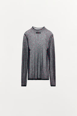 FINE KNIT TOP WITH HEARTS - Zara фото 12