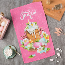 Цена за 2 шт. Полотенце пасхальное Доляна «Светлая пасха» 35×60 см, 100% хл, 160 г/м²