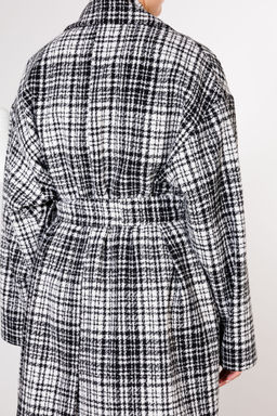 Пальто KOKOdea 7.10 черно-белый  фото 6